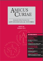 Amicus Curiae Issue 98 cover