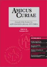 Amicus Curiae Issue 99 cover