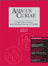 Amicus Curiae Issue 109 cover