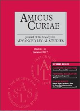 Amicus Curiae Issue 110 cover