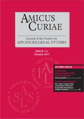 Amicus Curiae Issue 111 cover