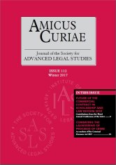 Amicus Curiae Issue 112 cover