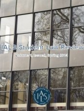 ISLRev Volume 1 Issue 2 Spring 2014 cover
